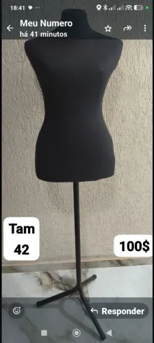 Busto manequim 42