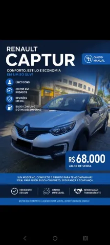 Renault Captur Zen 1.6 16V Flex 5P Mec. 2019