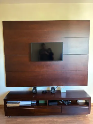 Painel de tv com Rack