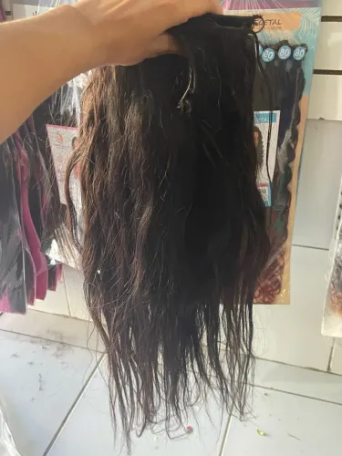 Cabelo humano 80cm 360 gramas 800$