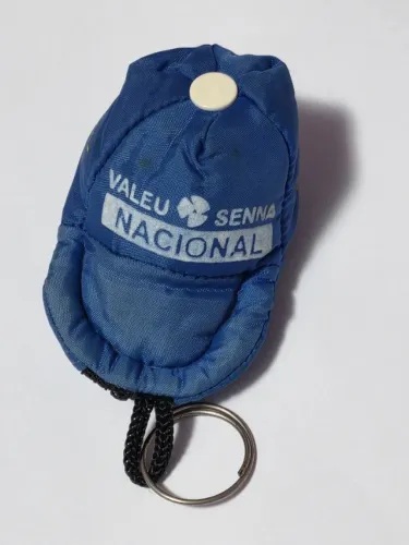 Raro Chaveiro do Banco Nacional Ayrton Senna Porta Moedas Raridade Senna