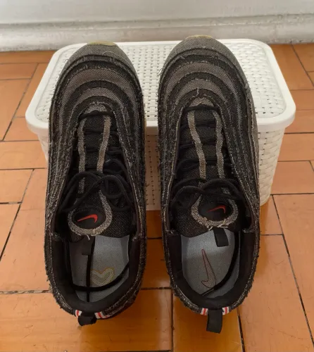 tênis nike air max 97 preto/cinza 39