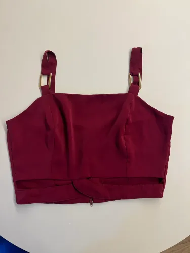 Conjunto saia + cropped