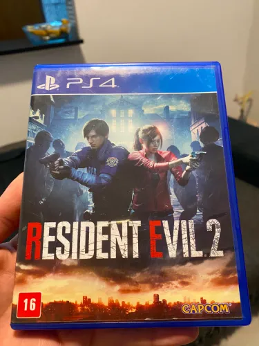 Jogo RESIDENT EVIL 2 REMAKE PS4 Mídia Física Original