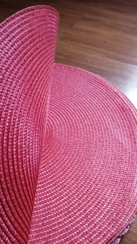 Descansa prato rosa 4 peças