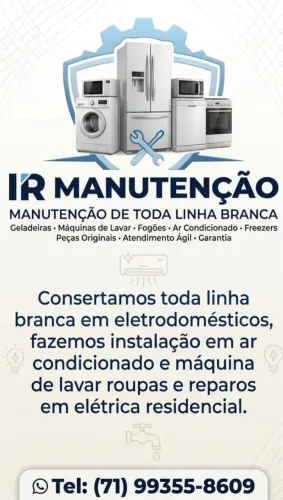 Manutenção ar-condicionado e máquina de lava roupa 