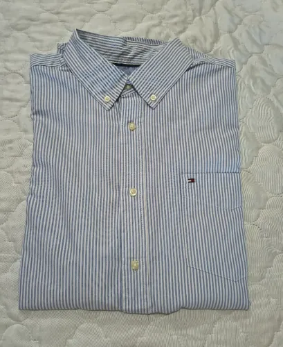 Camisa Tommy Hilfiger original, tamanho L/G (G) LISTRADA