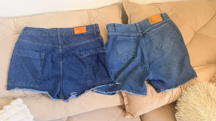 Shorts jeans tamanho 44