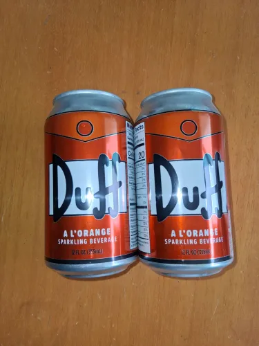 Lata "Cerveja" Duff do Hommer Simpson - Original e Vazia