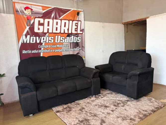 Sofá 2 e 3 lugares Encosto removível para melhor limpeza ((ENTREGO GRATIS))