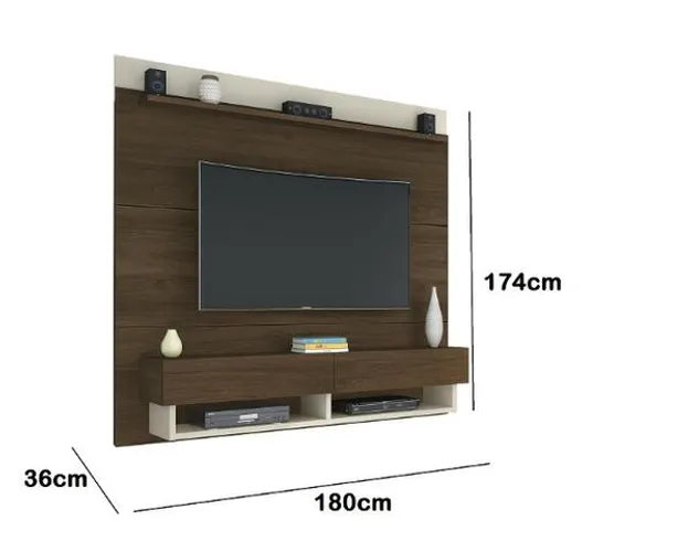 Painel Roma 1.80m lançamento promoção -> Frete e Montagem Grátis!