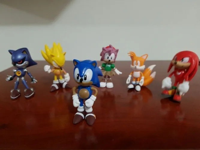 Bonecos sonic the hedgehog colecao 