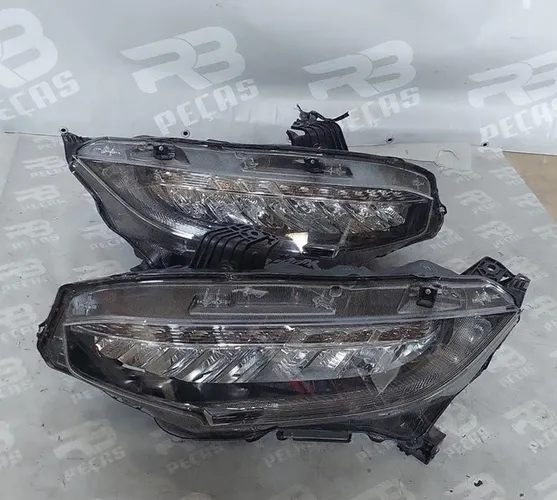 Par de farol Honda Civic Touring g10