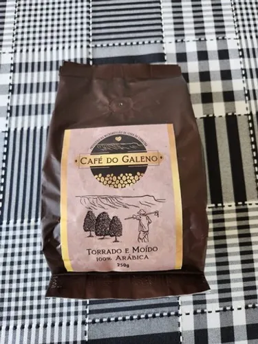 250g Café do Galeno - torrado e moído. Café especial produzido na Serra da Canastra