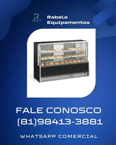 Balcão Expositor Vitrine Natural Gelopar em até 10x sem juros no cartão 
