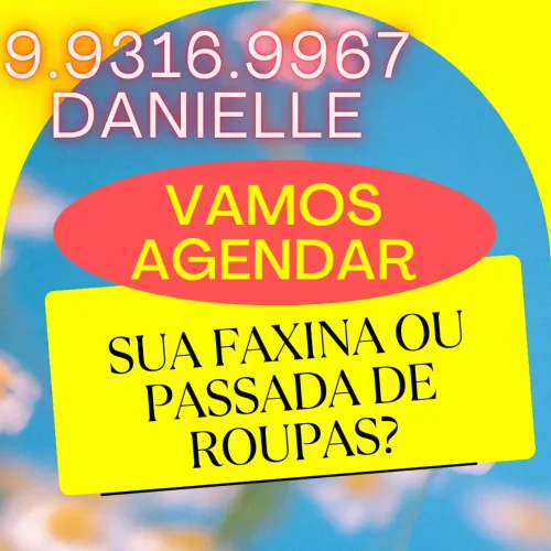 Faxineira e passadeira 