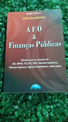 AFO finanças públicas indicado para concurso público