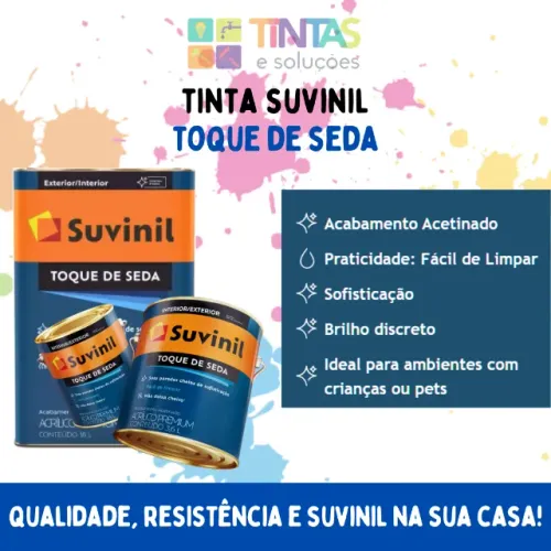 Tinta Suvinil Toque de Seda 18L