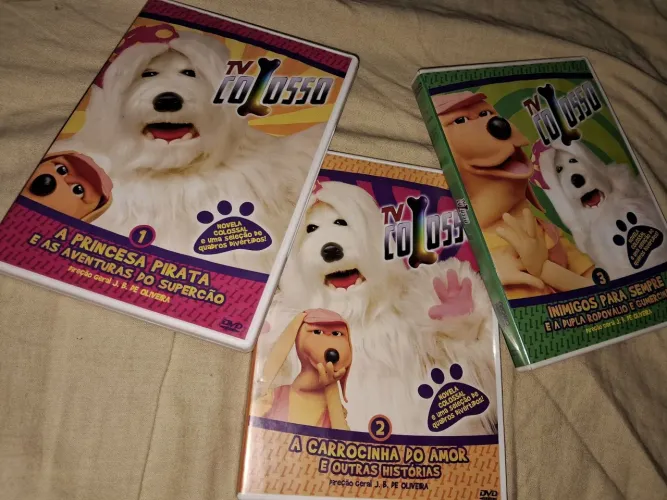 Lote Coleção 3 DVDs originais TV Colosso