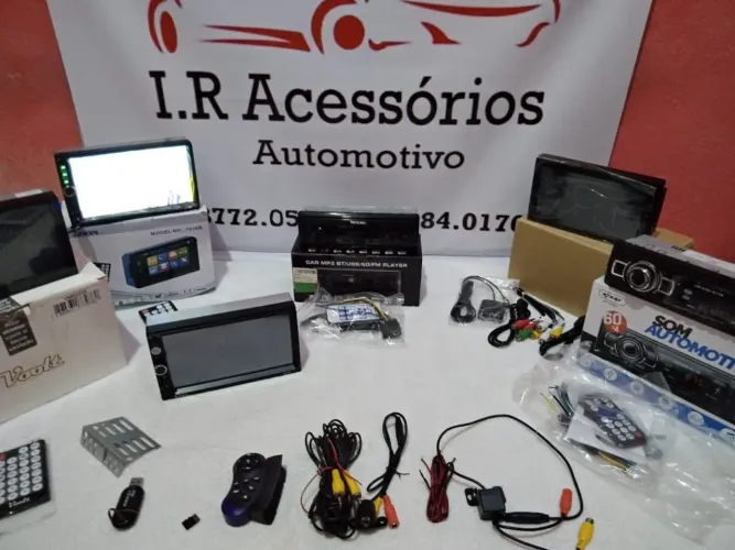 Som e central multimídia Automotivo Completo - Tela 5,7,9 e 10 Polegadas aceito cartão!