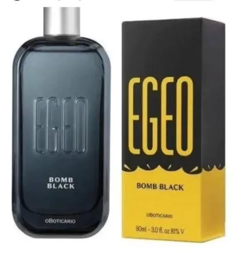 Perfume Egeo Bomb Black masculino 90 ml, o boticário