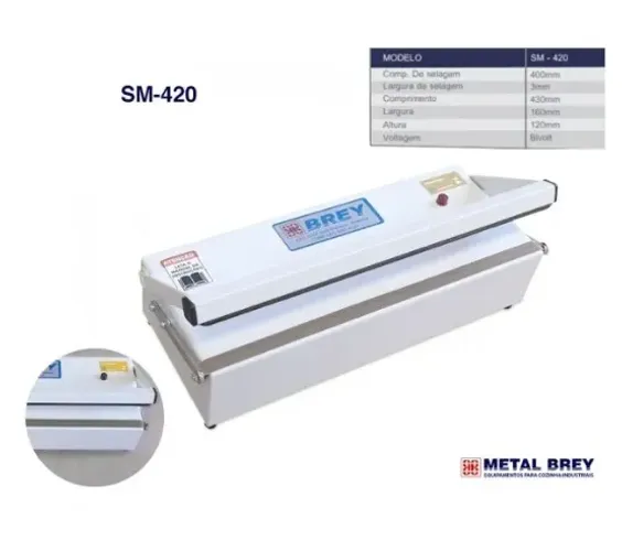Seladora de Mesa SM-420 Metal Brey 