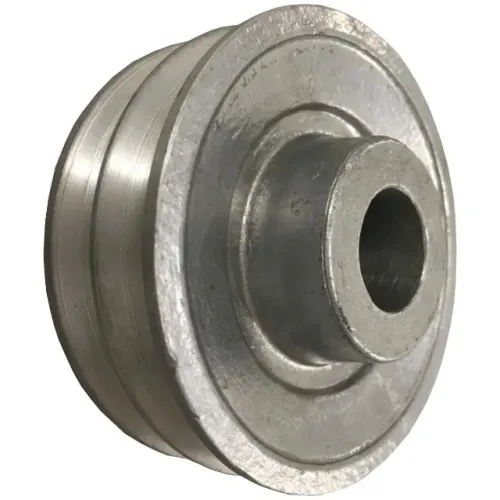 Polia para motor 70 mm 2 canais furo ¾ chaveta 3/16  de ferro nova. Para colocar em motor 