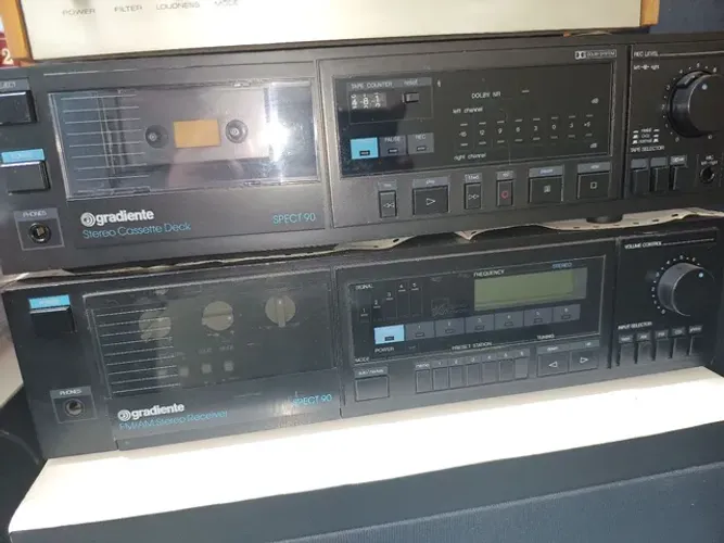 Gradiente Spect 90, receiver e tape