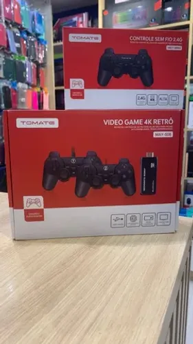 Video Game 4K Retro Tomate + 1 controle S/Fio - Produto Original - Parcelamos Sem Juros