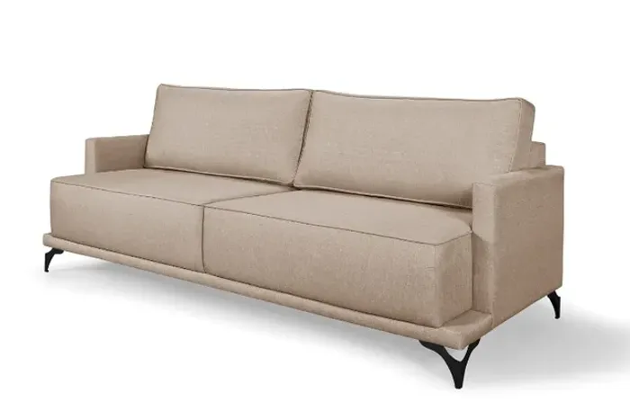 Sofa living pillow top 2m com molas ensacadas e tecido linho (novo e direto da fabrica)