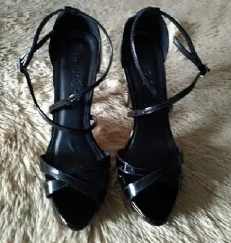 Sandália Meia Pata Salto Alto - Nº 35