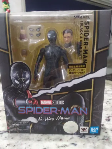 SHFiguarts homem aranha original Spider-Man No Way Home Black & Gold Suit SHFiguarts