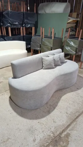 Sofá modelos orgânicos com 2m