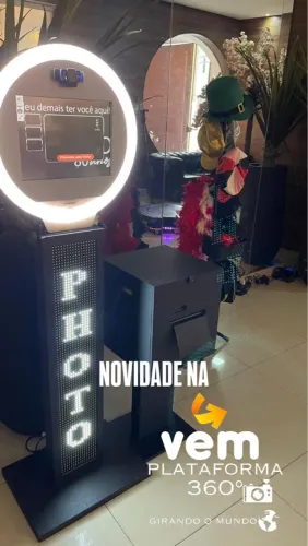 Totem fotográfico Plataforma 360º para Fotos