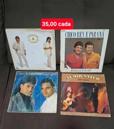 Varios Discos de vinil preço nas fotos 