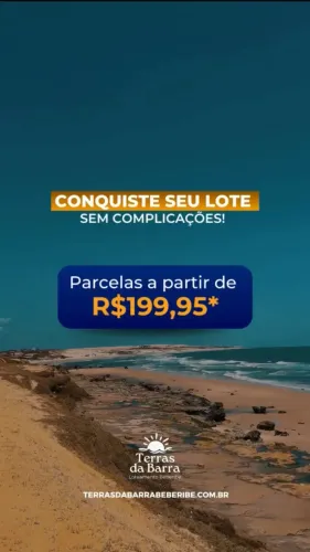 LOTES EM BEBERIBE À 2 MINUTOS DA PRAIA !!
