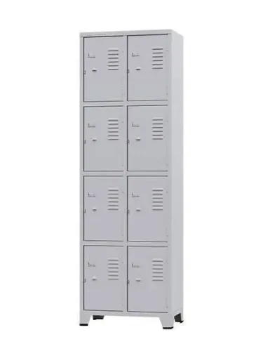 Armário/Roupeiro de aço 8 portas pequeno