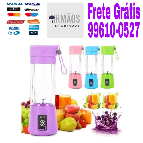 Mini Liquidificador Portátil 6 Lâminas