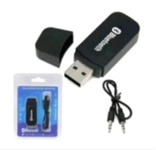 Adaptador Bluetooth USB entrada P2 para som de carro Novo entregamos