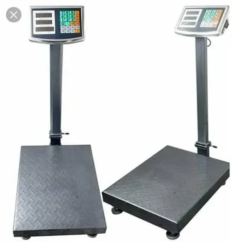 Balança Digital Coluna Plataforma 300kg Com Bateria