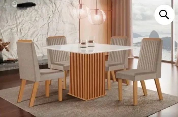 Mesa com 4 cadeiras Amanda !!!