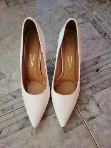 Scarpin Vizzano Salto alto Branco