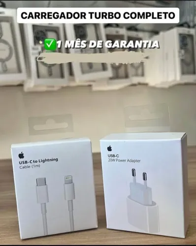 Carregador para iPhone completo