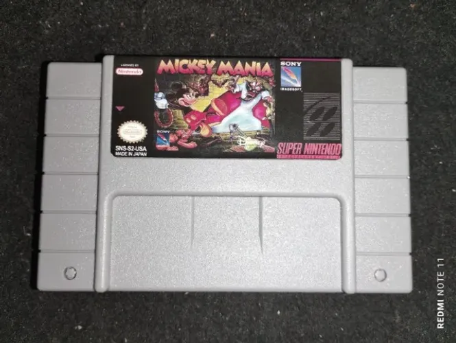 Jogo Super Nintendo Mickey Mania