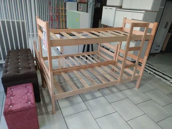 Beliche de Madeira Maciça NOVOS desmontados na embalagem- Design Moderno