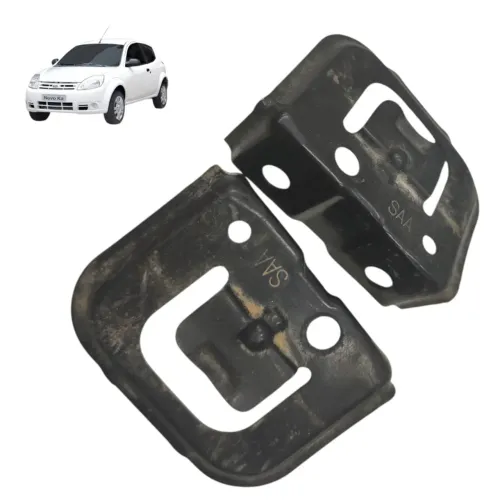 Par suporte guia parachoque traseiro Honda Fit 2004 2005 06
