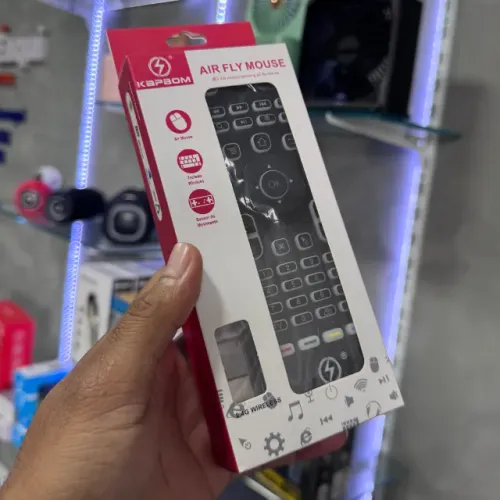 Controle Remoto Universal Air Mouse com Teclado Para TV Box, Smart TV e PC 