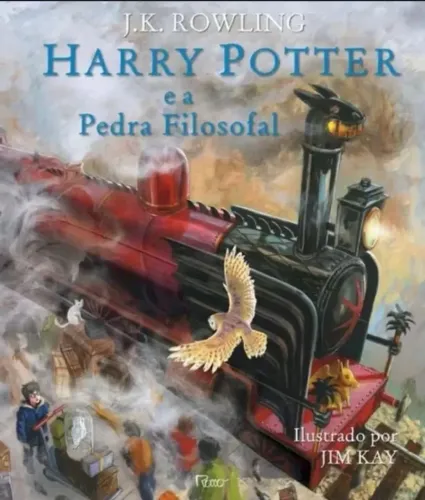 Livro Harry Potter e a Pedra Filosofal Ilustrado
