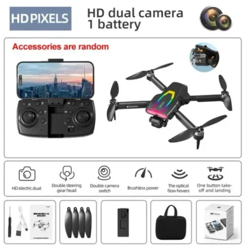 Drone F199 Fotografia aérea, 1080P Wide Angle HD Dual Camera