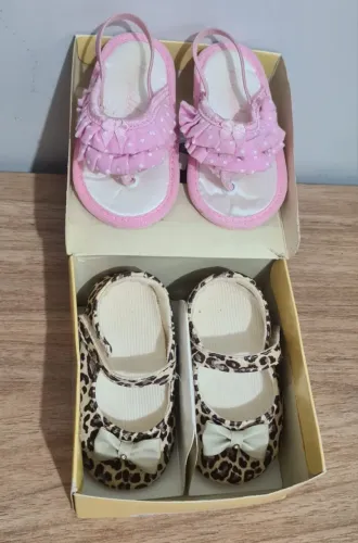 Enxoval sapatinhos de menina bebê